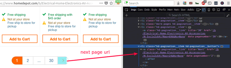 beagle scraper tutorial - pagination